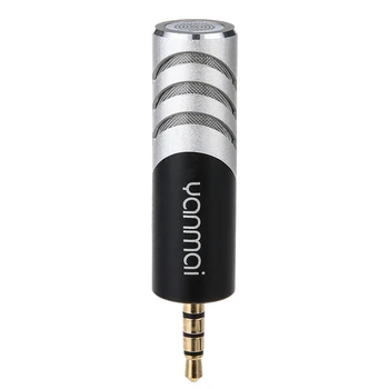 

High Quality 3.5mm Condenser Microphone Live Video Interview Recording Mic For Apple Android Mobile Phone
