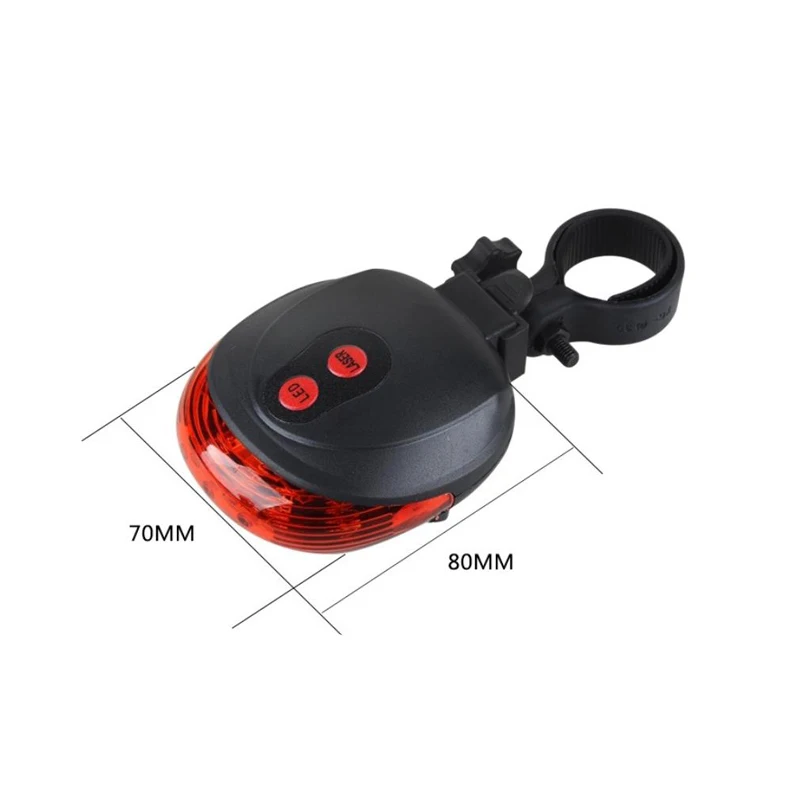Clearance New Bike Light Safety Bicycle Rear Lights Lamp 7 Cool Flash Modes Bicycle Tail Light for Bike Accessories Cycling Lights Lamp 4