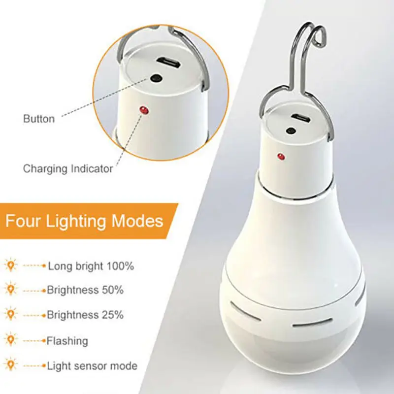 

LED Solar Light Universal Portable Hanging Lamp Manual Switch Remote Control Intelligent Automatic Switch Light