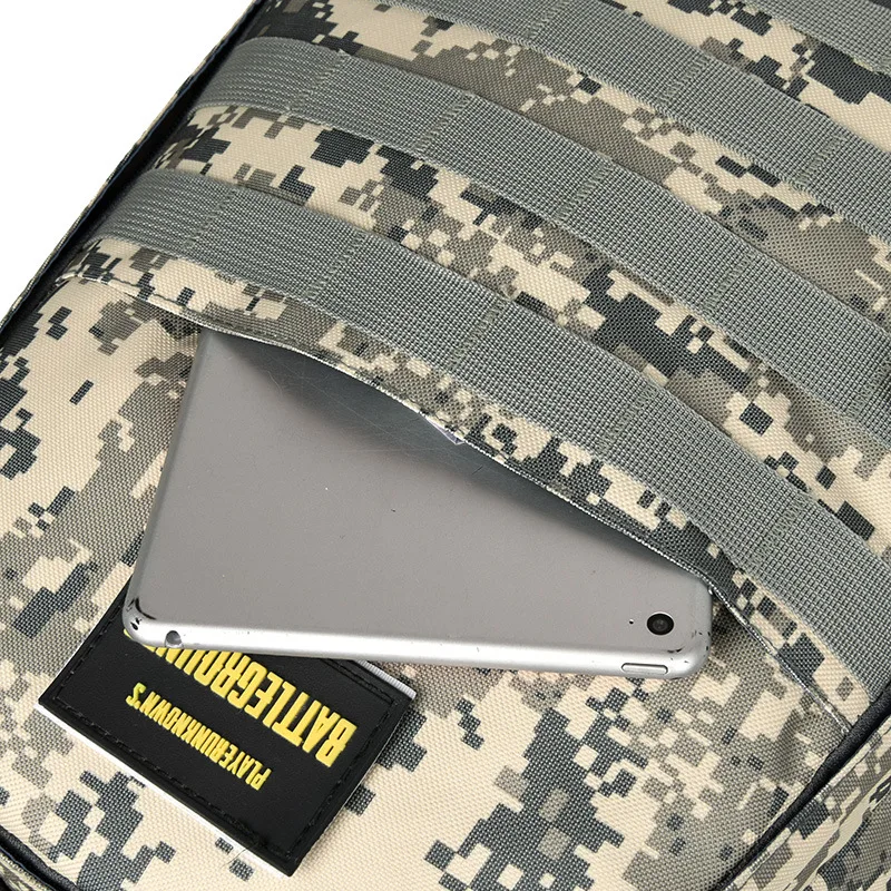 Camouflage Backpack Men's Jedi Survival Chicken Trend Nylon Cloth Backpack Outdoor Sports Hiking Bag