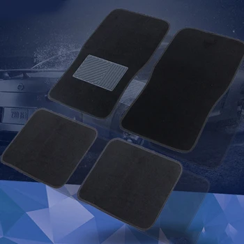

Car Floor Mats Foot Waterproof Black 4pcs Auto Universal