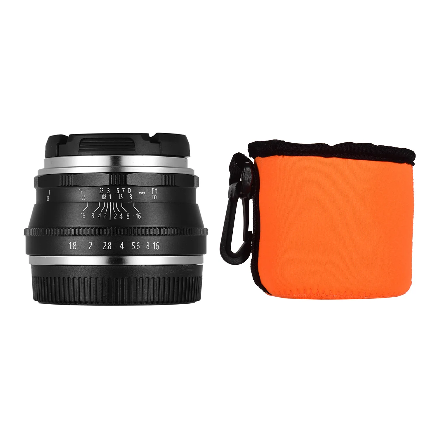 Andoer 25mm F1.8 Manual Focus Lens Large Aperture For Canon M1/ M2/ M3/ M5/ M6/ M10/ M100/ M50 EOS M-Mount Cameras