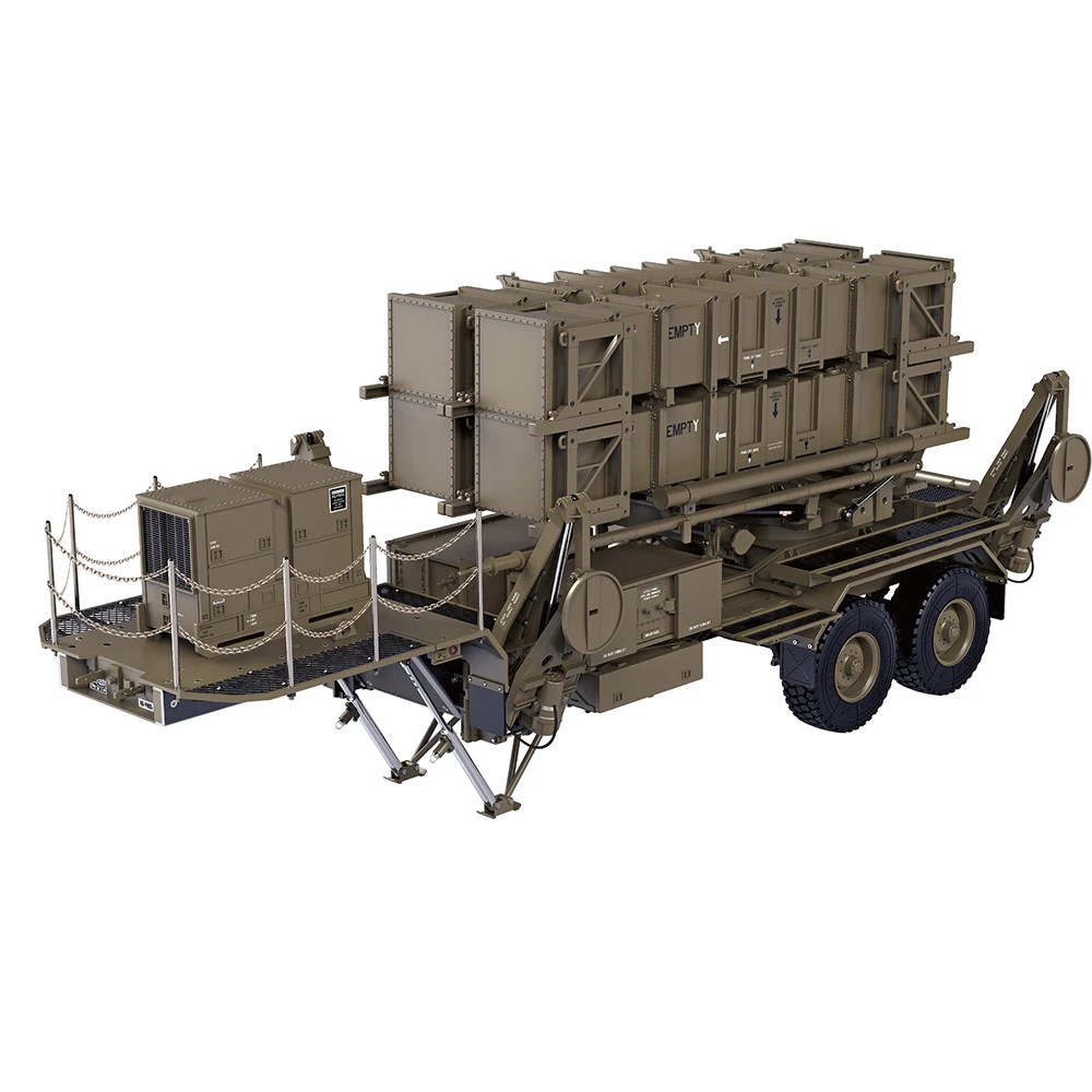 1/12 USA Missile Launcher Car Radar Military Truck  Offroad Unassembled Model KIT DIY Self-Assembly MenToy HobbyToki HG-804 805 5