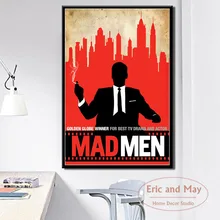 Mad Men serie de televisión caliente mostrar arte pintura Vintage lienzo cartel pared decoración para el hogar