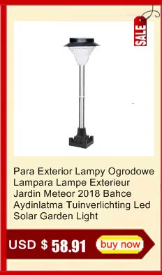 De Tuin Verlichting Tuinverlichting светильник ing Luz Bahce Aydinlatma Decoracion Jardin наружный светодиодный светильник для сада на солнечной батарее