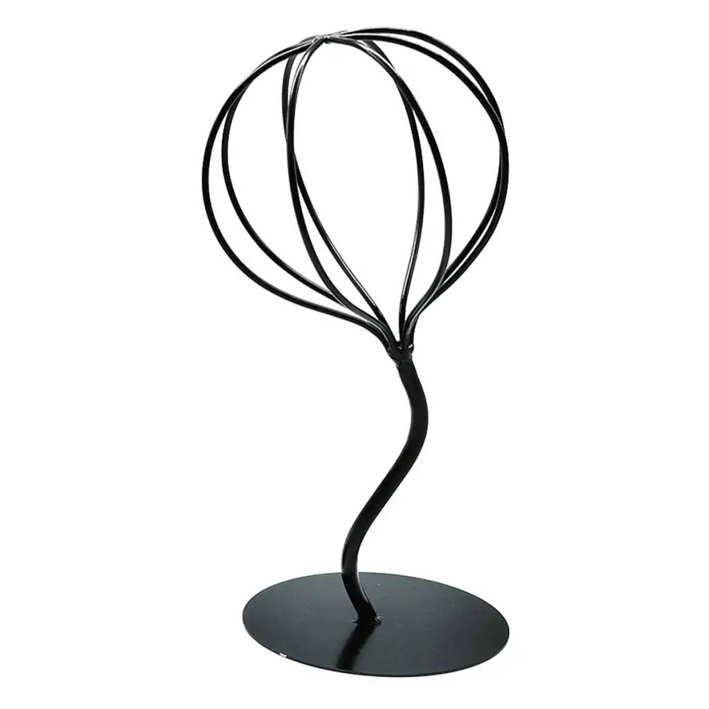 Freestanding Metal Wire Ball Hat Stand/ Hat Rack / Wig Holder Storage Display Stand