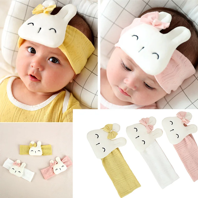 

Ephex Colourful 3 Colors Rabbit Infant Headband Cute Girls Newborn Headband Lovely Headwear Summer