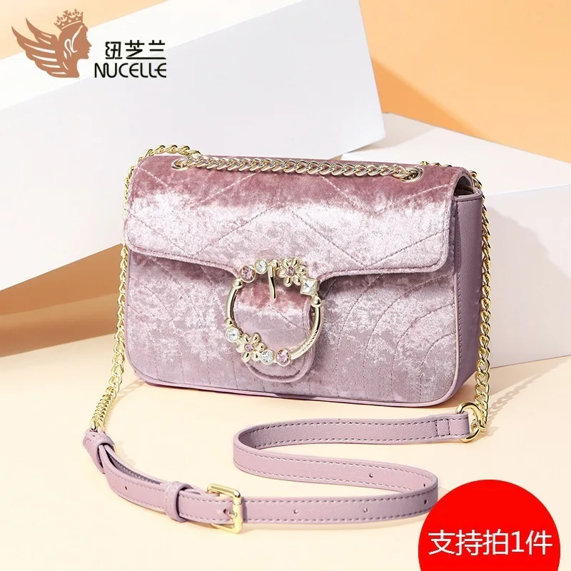 

Bag Female 2019 Tide Wild Chain Personality Money Single Shoulder Bag Small Fragrant Wind Oblique Satchel