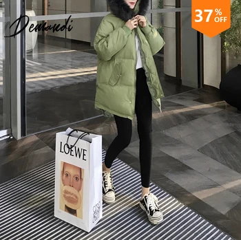 

DEMANDI Cotton Clothes Women's Autumn and Winter New Style Loose and Fashionable Street Leisure Ladies Leisure Style