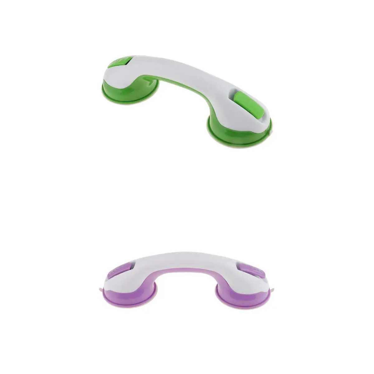 2pcs Suction Grab Bar - Balance Handrail Shower Assist - Toilet, Bathroom, Bathtub Mounted Safety Hand Support Rail