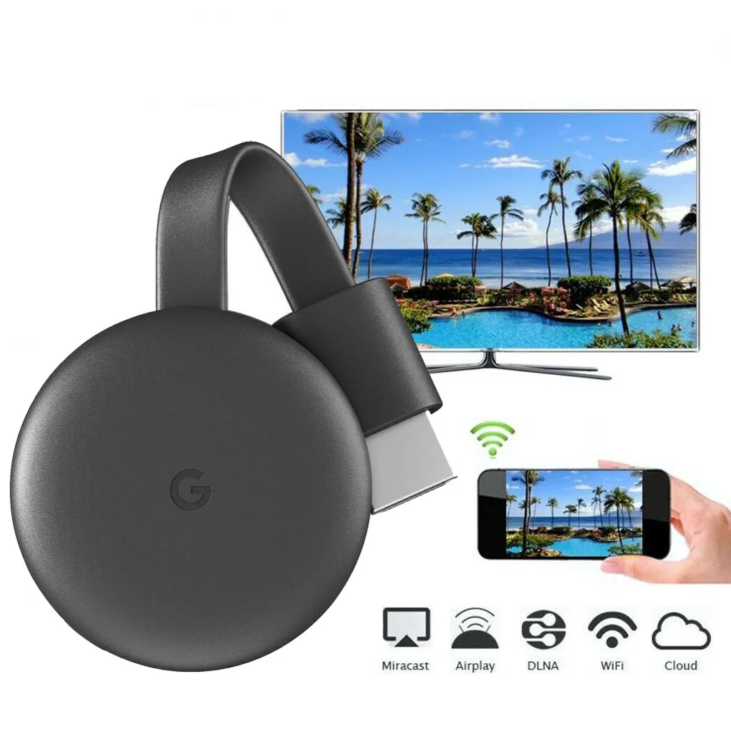 WiFi Spotify подключения Премиум для Google Аудио ТВ Беспроводной приемник YouTube Netflix дисплей видео приемник адаптер