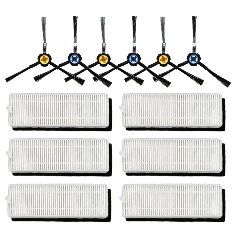 

Hepa Filter Side Brush Replacement for Chuwi Ilife A7 A9S Robot Vacuum Cleaner Parts Dust Filter Hepa Filters Spare Replacement