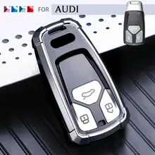 TPU für Audi A4 A5 S5 SQ5 Q5 Q7 TT Remote Key Fall Fob Shell Cover Haut Halter 2017 2018 2019 schlüssel Abdeckungen für Haus Schlüssel