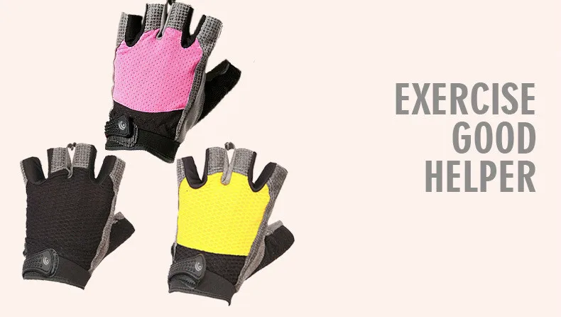 Спортивные перчатки на полпальца, Нескользящие, дышащие, для тяжелой атлетики, для тренажерного зала, перчатки для тренировок, для бега, походов, перчатки для мужчин и женщин