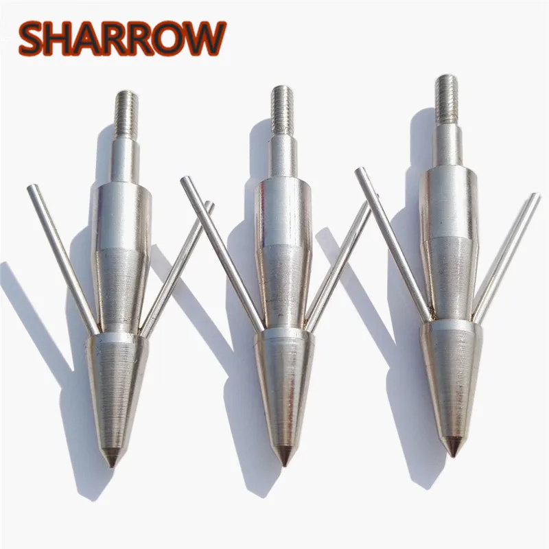 

6/12Pcs Archery Bowfishing Arrowheads Tips Bow Fishing 2 Fixed Broadheads For Outdoor Arrow Camping Hunting Shooting Accessories