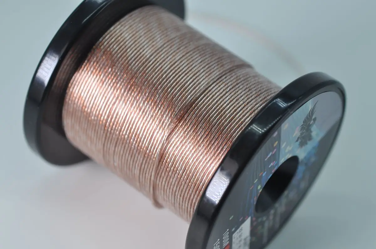LITZ OCC Headphone Upgrade Line 7N UP-OCC Copper silver strand 28AWG MMCX UPOCC 99.99998% LIZT Independent shielding