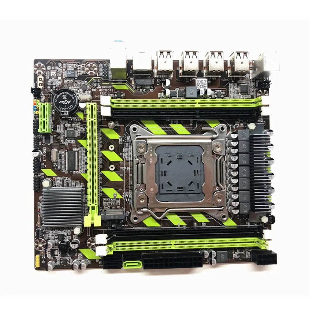 X79 LGA 2011 Socket M-ATX Motherboard with E5 2640 CPU SATA III M.2 NVME SSD 16GB MAX 1600Mhz DDR3 ECC For Intel gaming set |