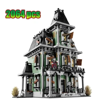 

Lepinblock Lepining City Monsters Fighter The Haunted House Firehouse Headquarters Building Blocks Movie Toys Kids Gifts 10228