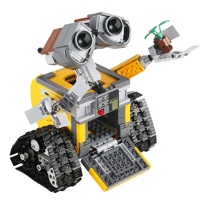 16003 идеи лего technic Creator WALL E робот RC Eve Playmobil строительные блоки кирпичи Фигурки игрушки Совместимые 21303