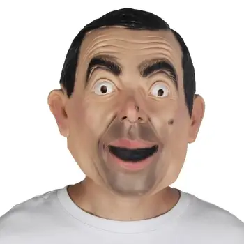 

Mr Bean Mask Costume Play Movie Role Latex Birthday Party Gift
