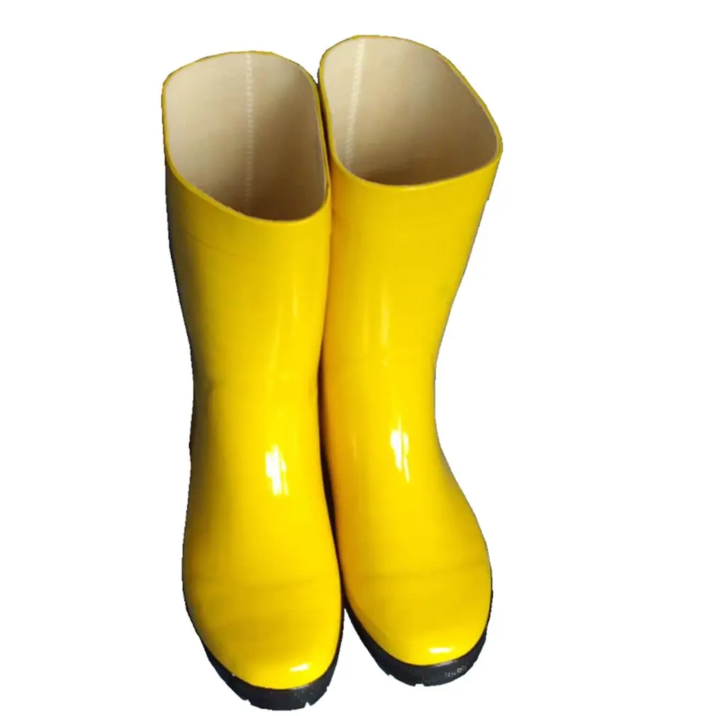 

DA-087 Anti-Slip Anti-Puncture Rubber Fire Fighting Safety Boots Heat Proof Shoes High Temperature Work Boots