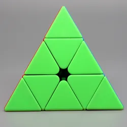 Moyu meilong pirâmide cubo mágico 3x3 cubo mágico wca competição aprendizagem & educacional 3x3x3 pirâmide quebra cabeça brinquedos para crianças