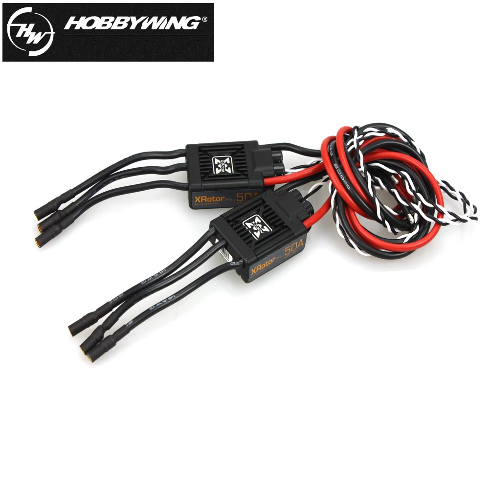 

2Pcs/lot Hobbywing XRotor Pro 50A 4-6S Brushless speed controller ESC Multi-Rotor Aircaft DIY For RC Drone