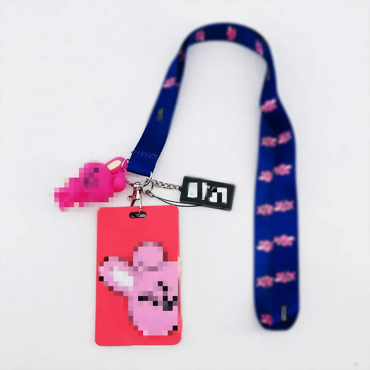 

[MYKPOP]KPOP ID Card Holder with Lanyard for Key ID Card Sleeve Heavy Duty Badge Holder KPOP Bangtan Fans Collection SA19121604