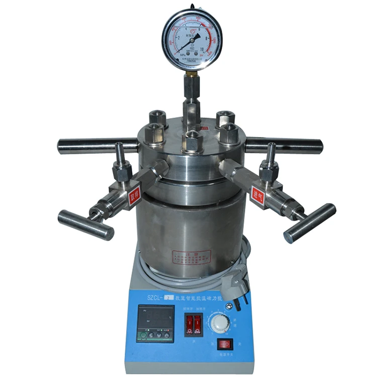 CDF-0.25L Hydrothermal Synthesis Autoclave Reactor 10Mpa Tabletop High Pressure