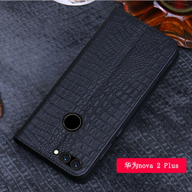 Магнитный флип-чехол из натуральной кожи для Huawei NOVA 2 Plus, чехол для телефона для Huawei NOVA 2 S, чехол для телефона