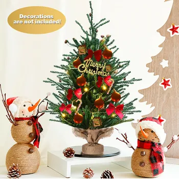 

36" Mini Desktop Carmel Pine Christmas Tree 30 Realistic Pinecones Premium PVC Needles Sturdy Metal Stand Decorative Tree