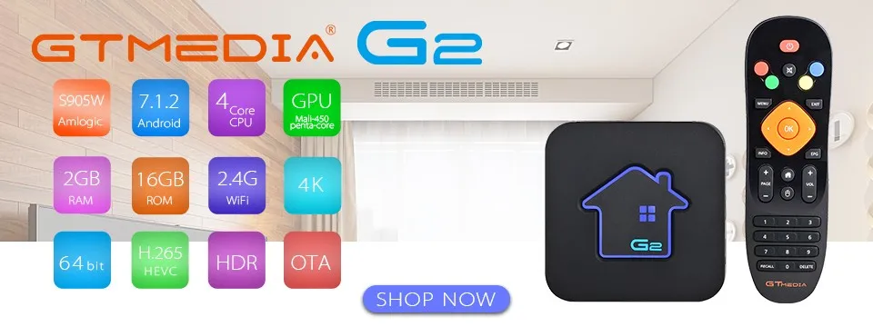 GTMEDIA GTS Android 6,0 Smart tv Box S905D 2G+ 8G беспроводной WiFi 3D 4K сетевой медиаплеер IP tv M3U ACM Play Store tv Box PK H96