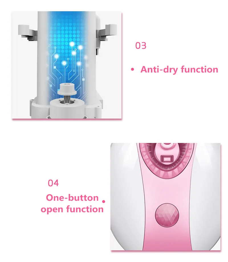 Электрический Пароварка для лица, нано распылитель для лица, испаритель для спа-салона, приборная машина, отбеливающий, увлажняющий, отшелушивающий