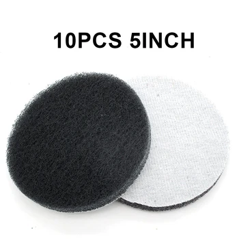 

10pcs 4/5 Inch Polishing Scrub Pad Hook & Loop Abrasive Disc Industrial Cleaning Brand New And High Quality Scrub Pad