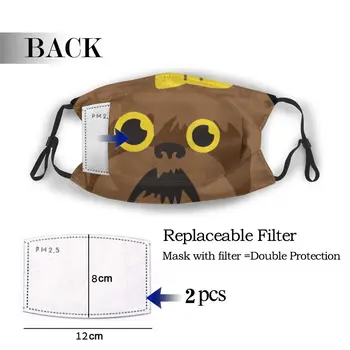 

protective mask with filter Holy Shih Tzu anti dust PM2.5 reuse adult teen child girl