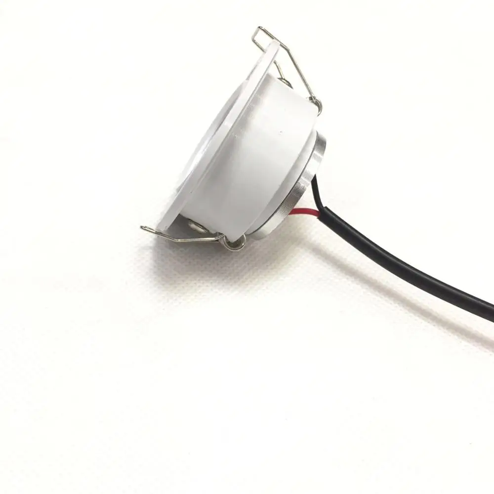 10 шт 3 Вт Размер 45 мм белый светодиодный мини Einbauleuchte круглый verstellbarer Spot Deckenlampe 95-265V Светодиодный-Schrankleuchte