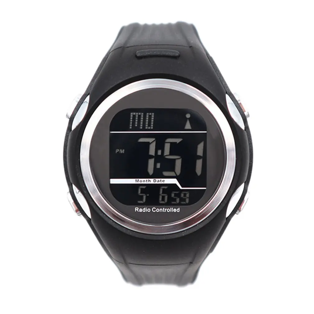 

Waterproof Digital Watch Fashion outdoor sports waterproof watch German frequency DCF radio wave watch outdoor multi-function