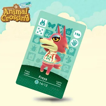 

196 Freya Animal Crossing Card Amiibo Cards Work for Switch NS 3DS Games