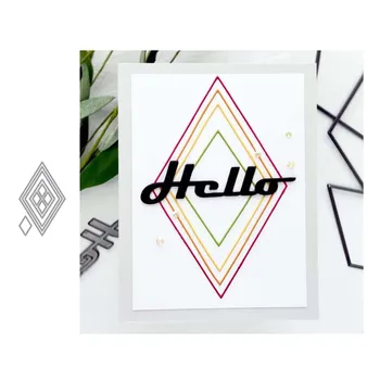 

Metal cutting dies fine frames diamonds cut die mold decoration Scrapbook paper craft knife mould blade punch stencils die