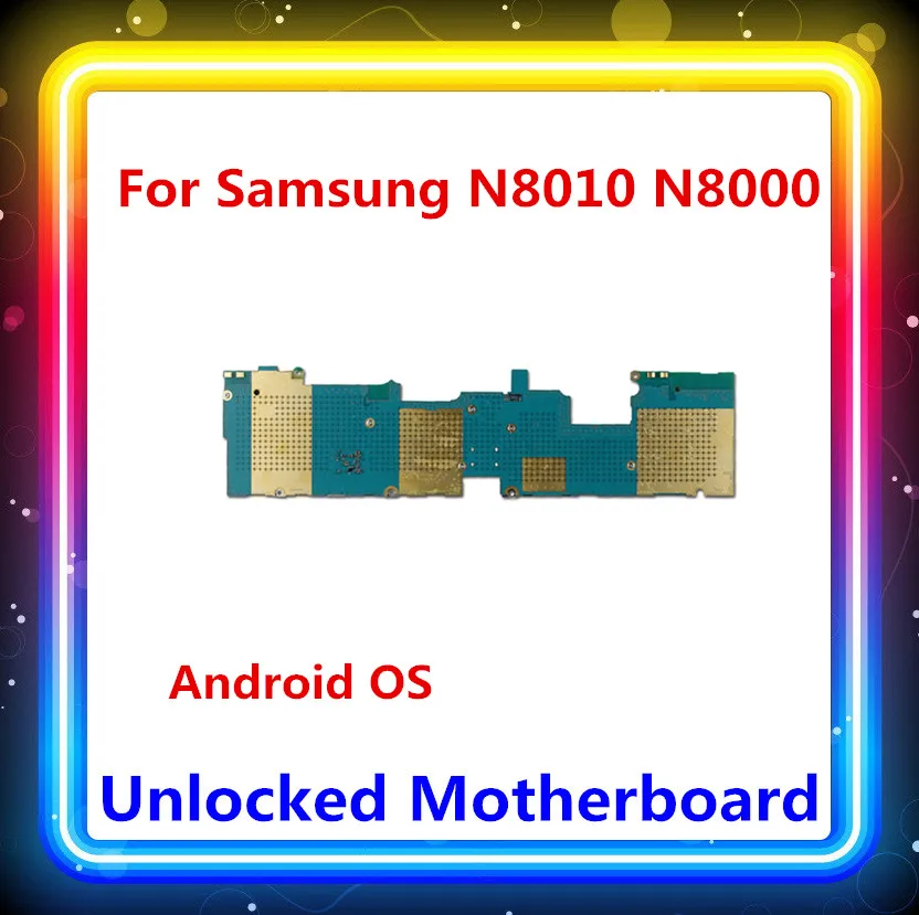 

Unlocked for samsung Galaxy Note 10.1 N8010 N8000 motherboard with chip Android support WIFI 3G N8010 N8000 replaced mainboard