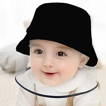 

Kids Anti-spitting Face Shield Dustproof Droplet Protective Transparent Mask Hat Anti Splash Prevent Removable Screen Mask Cap