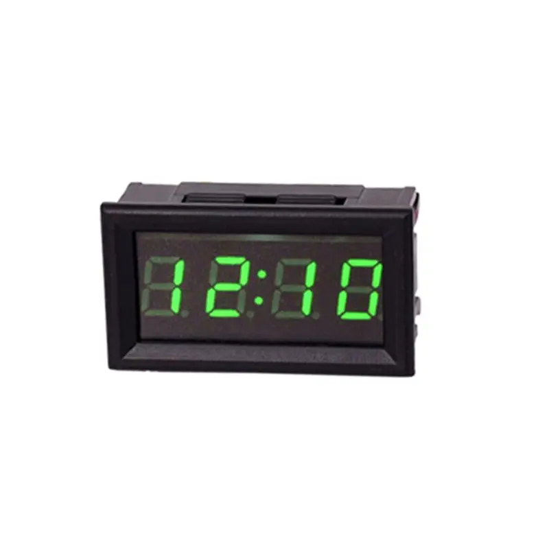Red LED DIY Vehicle Electronic Clock KIT Car Motorcycle Timer Digital Display Power-off Memory Function Drop Shipping | Инструменты