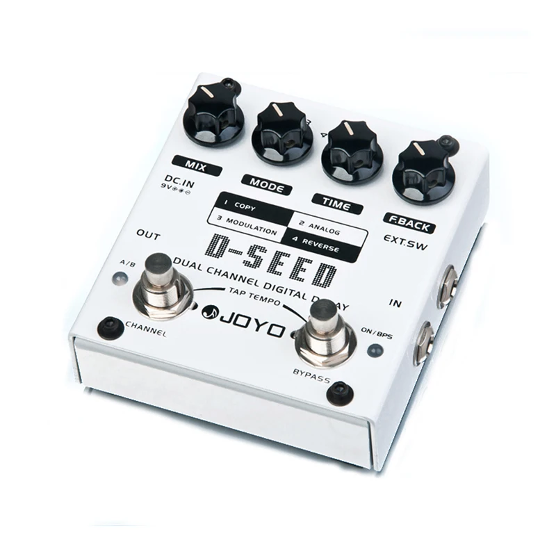 JOYO D-SEED двухканальный цифровой задержки педаль для гитары для создания спецэффектов аналоговый эффектов ra Stompbox Правда Обход