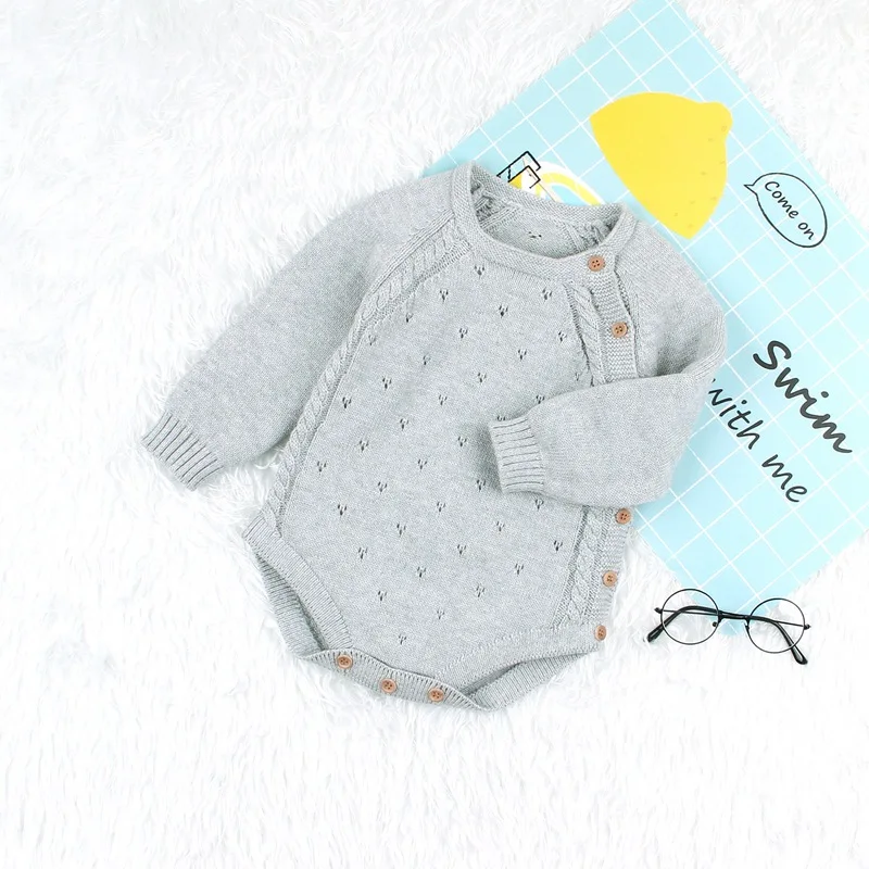Детский свитер, осенне-зимние свитера для новорожденных, новая стильная одежда года для маленьких мальчиков и девочек, боди, одежда для рождественской вечеринки 0-18 месяцев