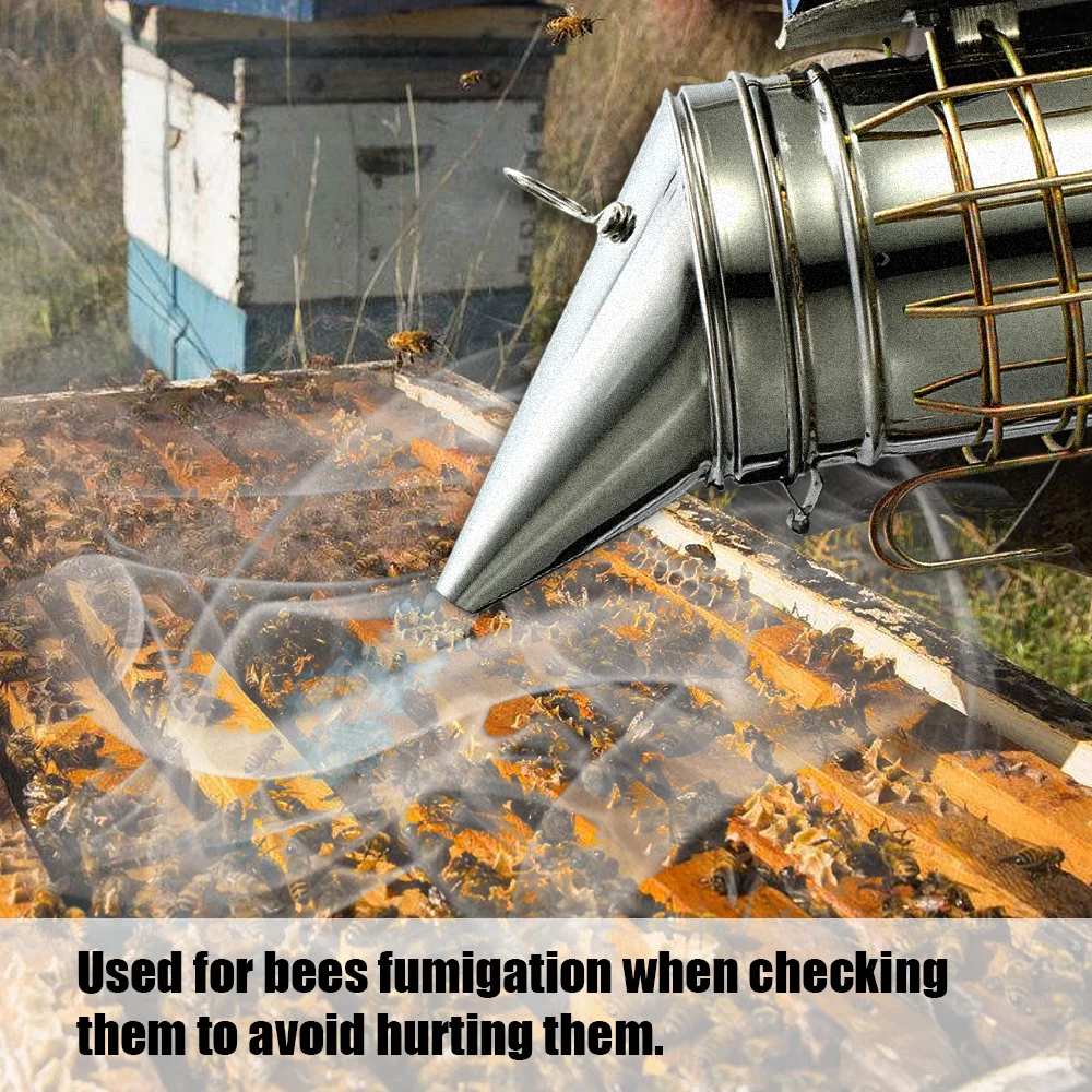 

Hot New Electric Smoker Aerator Pot for Beekeeping Tool of Apiculture Smoke Bees Stainless Steel Smoke Transmitter Drive the Bee