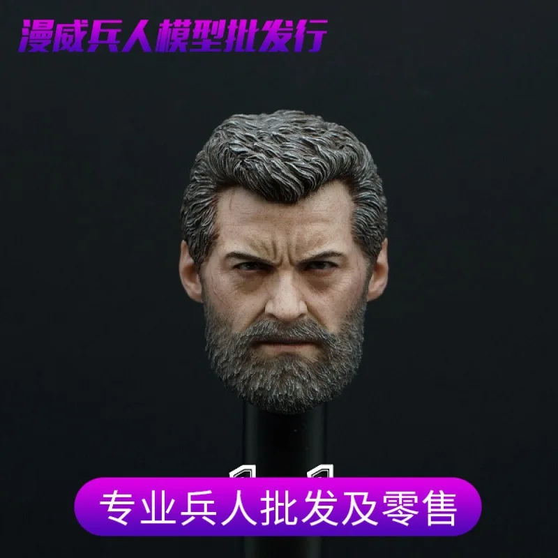 

1/6 Scale Male PVC Doll Head Carved Sculpt Head Model for 12'' Man Figure Body Toy action figure Model Accessories