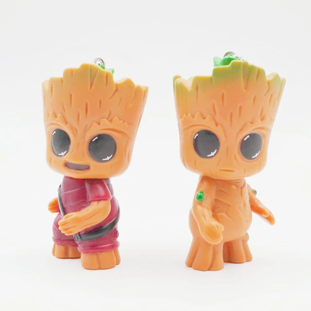 Disney Avengers Groot Figuren Spielzeug Niedliche Kleine Treeman  Schlüsselanhänger Anime Puppe Schlüsselbund Tasche Pendent Kinder Geschenk  - AliExpress