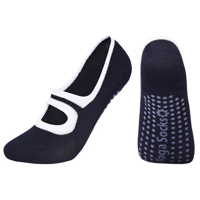 New Women High Quality Bandage Yoga Socks Anti-Slip Quick-Dry Damping Pilates Ballet Fitness Socks Breathable Gym Sports Socks 5