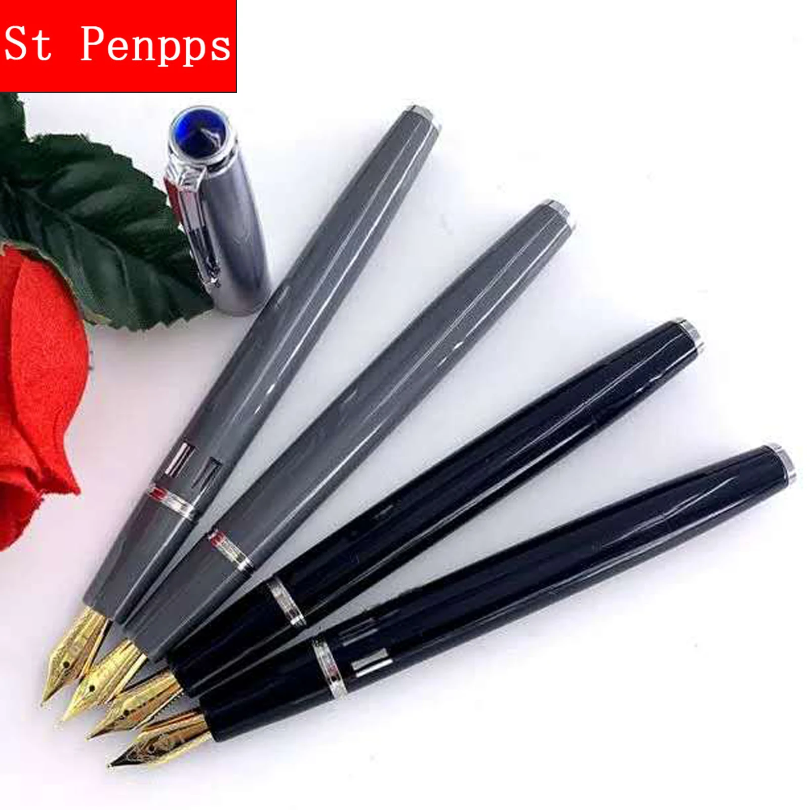

Wing Sung 601A Fountain Pen Vacumatic Double Bead Piston Type Ink Pen Steel Cap Exposed Nib Stationery Office school supplies