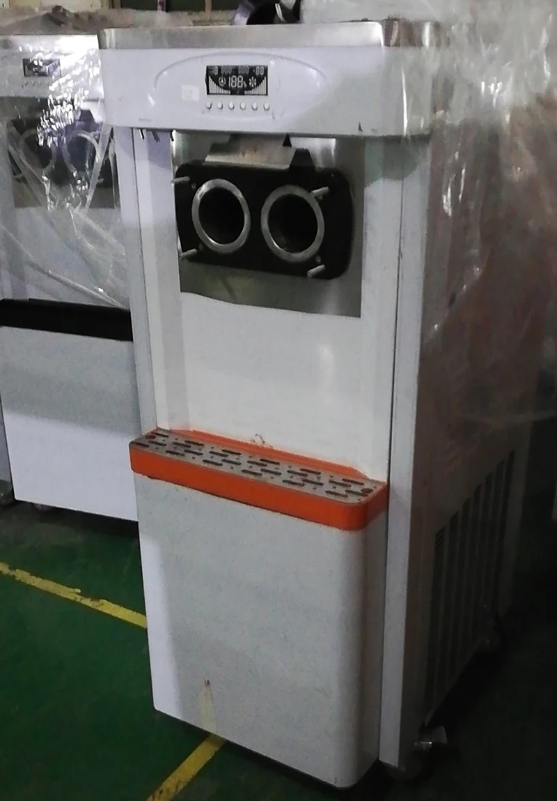 110 В/220 В ТРИ ВКУСА 25л/ч коммерческий мягкий мороженое машина сладкое мороженое форма под лед крем производитель R410 или R22
